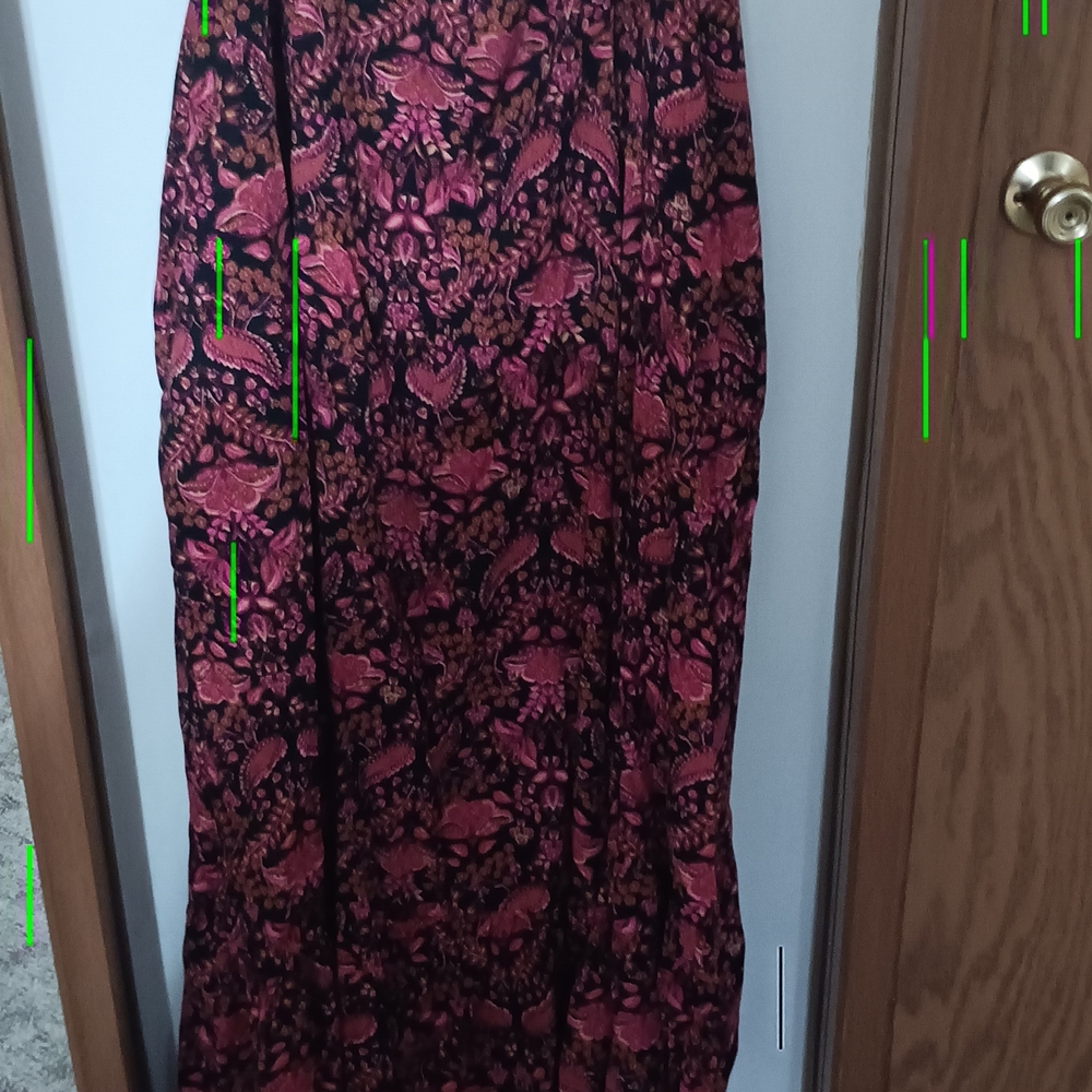 Torrid Black and Red Floral Maxi Dress